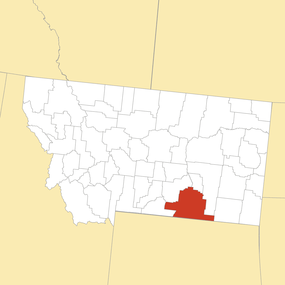 big horn county map