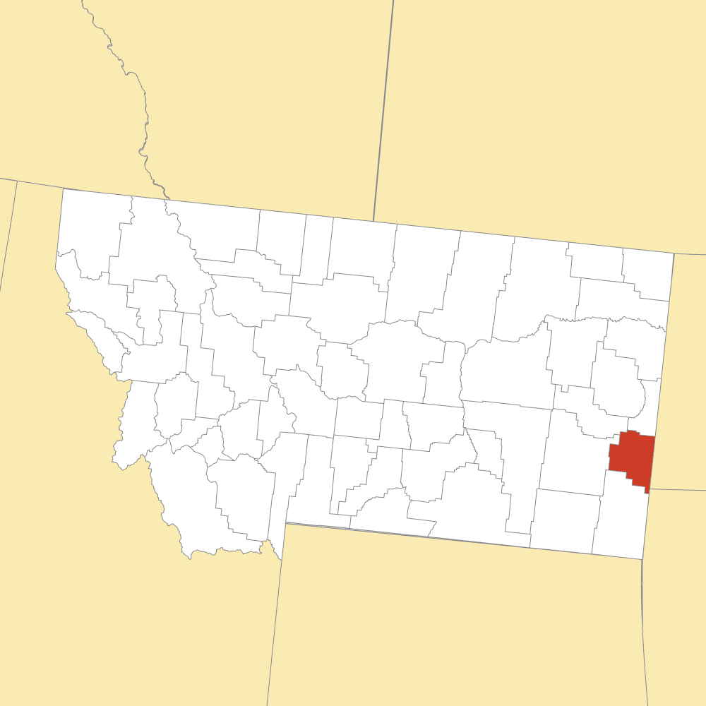 fallon county map